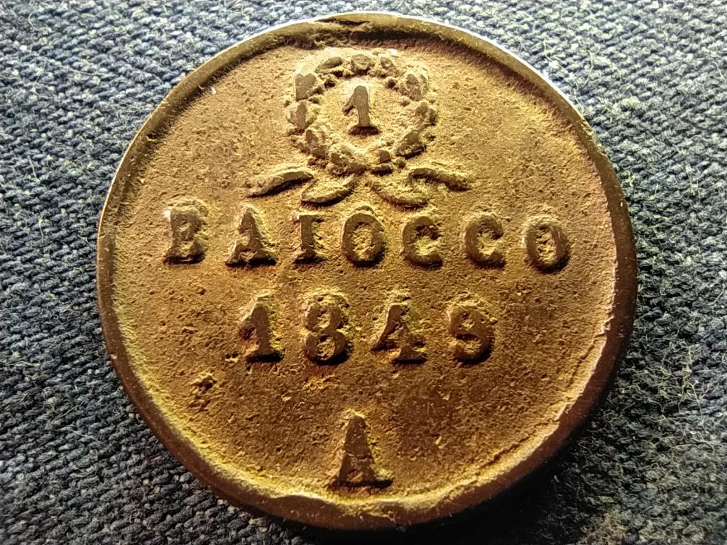 Olasz Államok Köztársaság 1 Baiocchi 1849