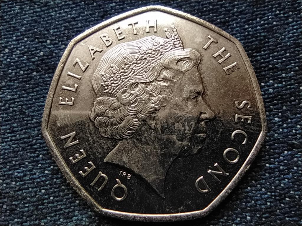 Falkland-szigetek II. Erzsébet (1952-2022) 50 Penny 2004