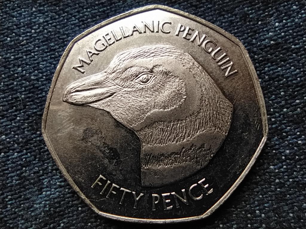 Falkland-szigetek Magellán pingvin 50 Penny 2018 PM