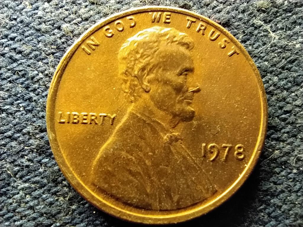USA Lincoln Emlékmű 1 Cent 1978