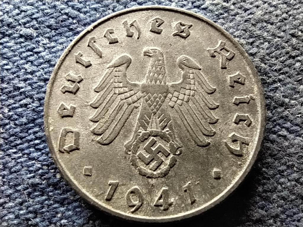 Németország Horogkeresztes 5 birodalmi pfennig 1941 A