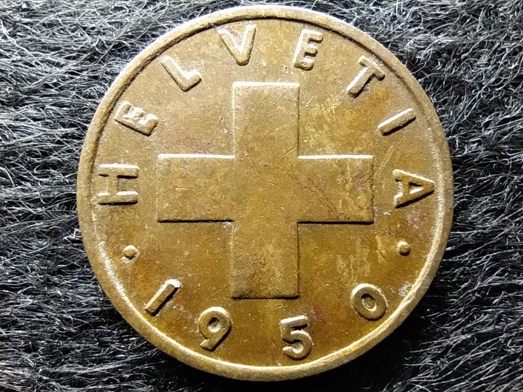 Svájc 1 Rappen 1950 B