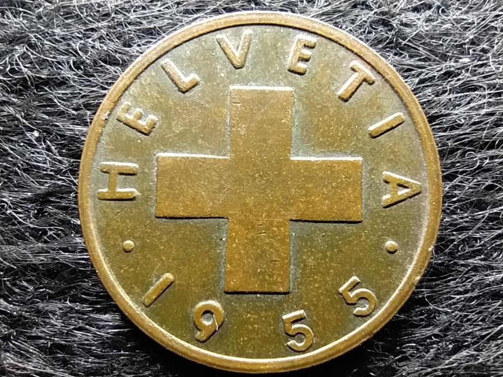 Svájc 1 Rappen 1955 B
