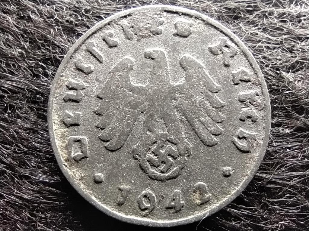 Németország Horogkeresztes 1 birodalmi pfennig 1942 B