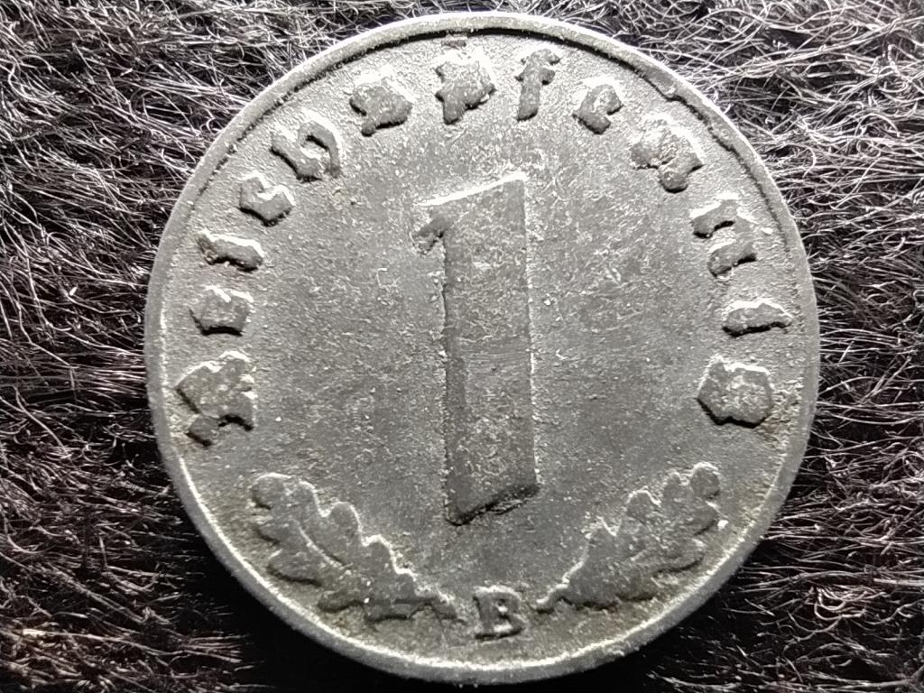 Németország Horogkeresztes 1 birodalmi pfennig 1942 B