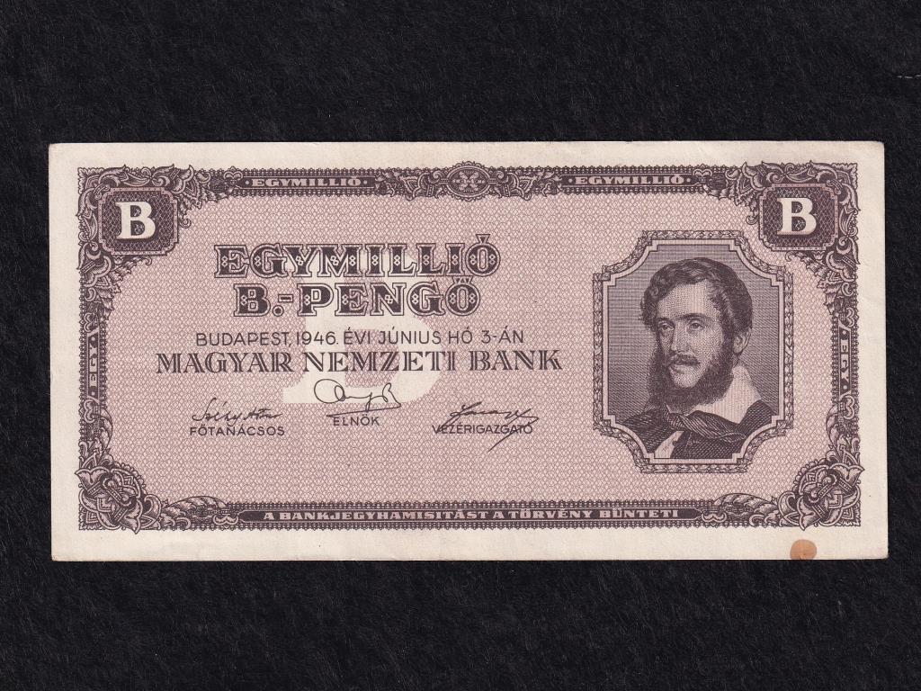 Háború utáni inflációs sorozat (1945-1946) 1 millió B.-pengő bankjegy 1946
