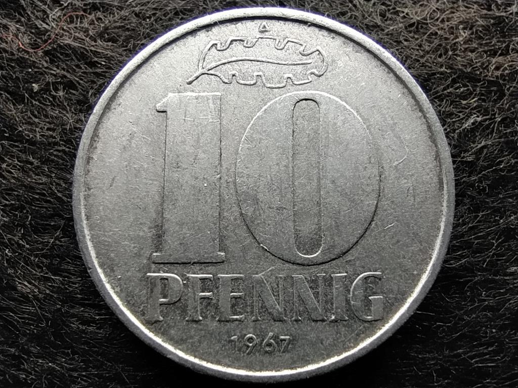 Németország NDK (1949-1990) 10 Pfennig 1967 A
