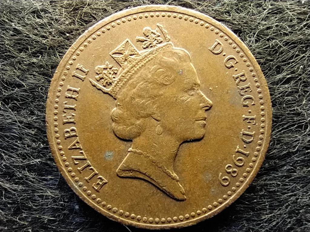 Anglia II. Erzsébet (1952-) 1 Penny 1989