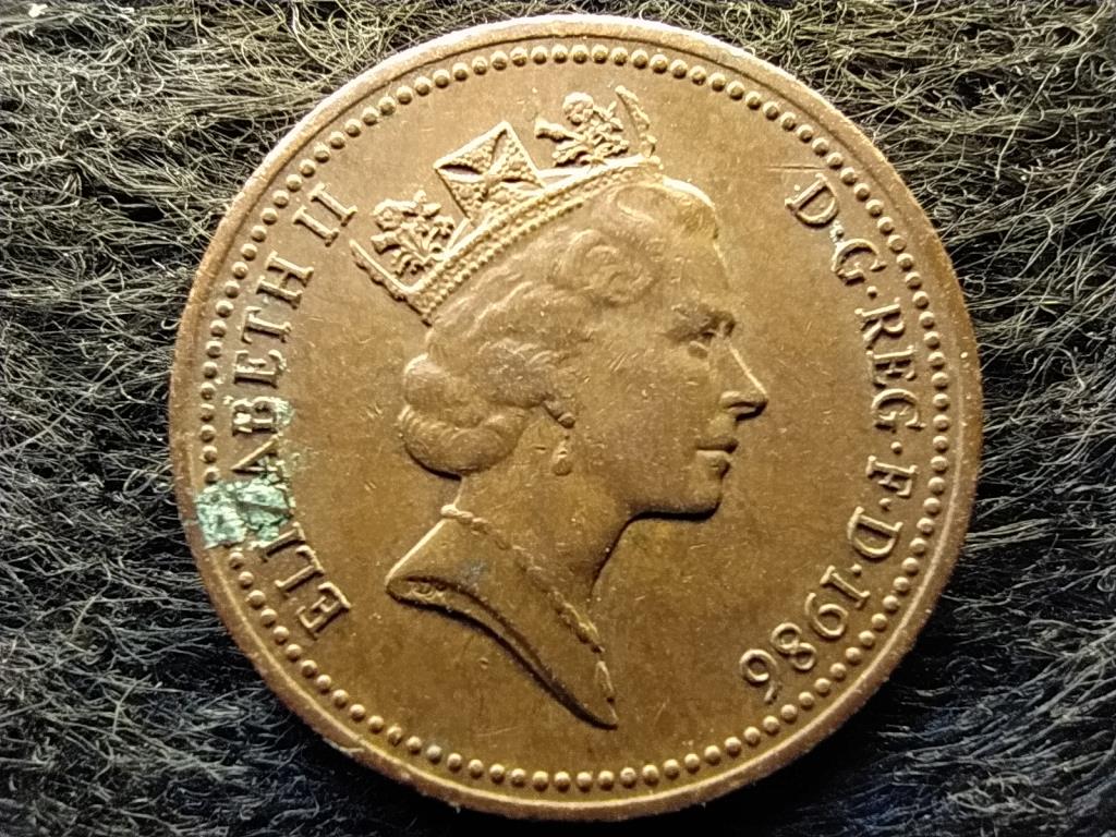 Anglia II. Erzsébet (1952-) 1 Penny 1986