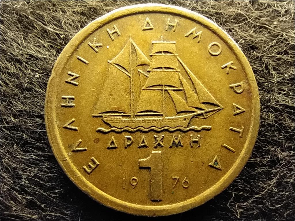 Görögország Constantine Kanaris korvett 1 drachma 1976