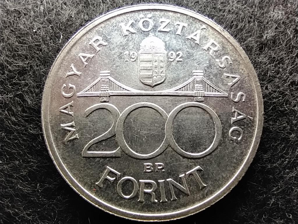 Magyarország Harmadik Köztársaság (1989-napjaink) .500 Ezüst 200 Forint 1992 BP