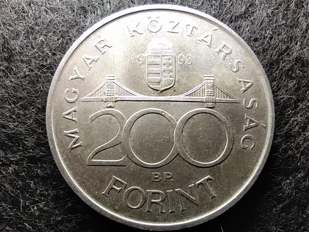 Magyarország Harmadik Köztársaság (1989-napjaink) .500 Ezüst 200 Forint 1993 BP