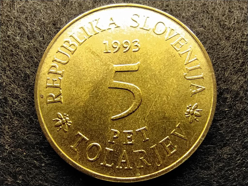 Szlovénia Tudományos és Művészeti Akadémia 5 tolar 1993