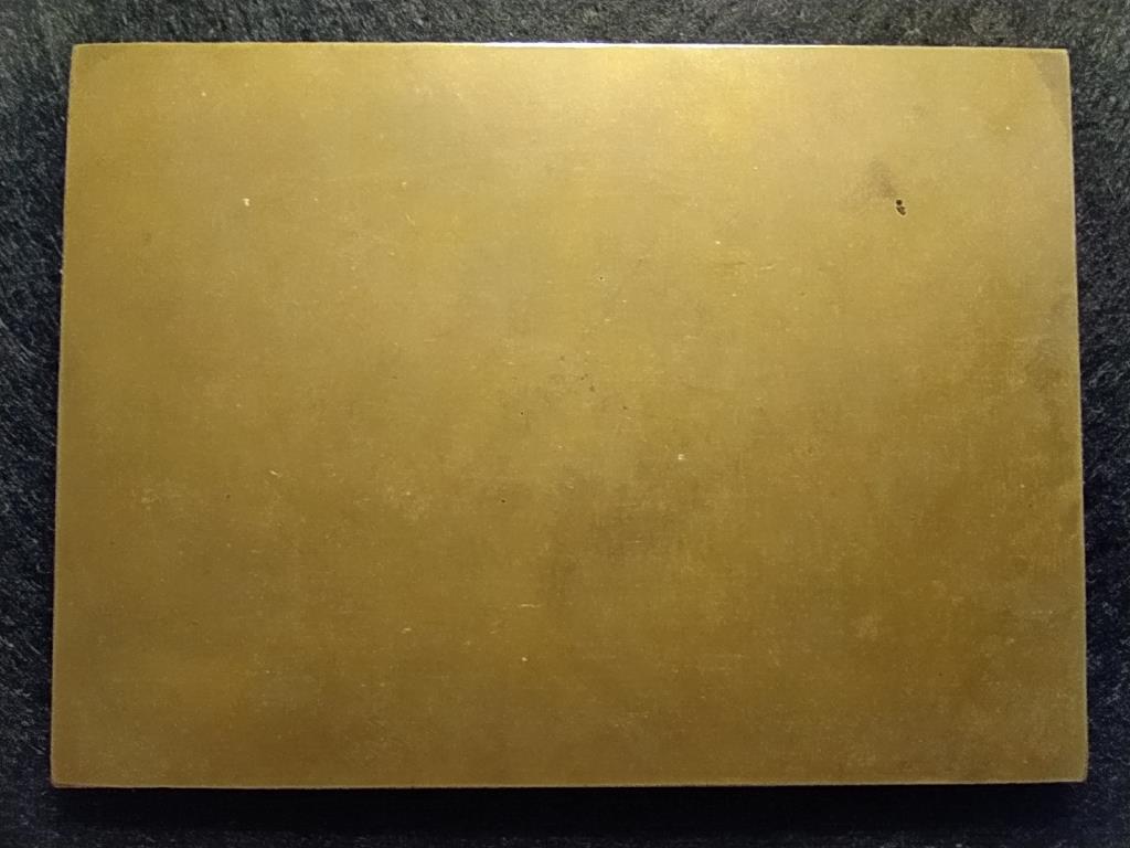 Ausztria Ludwig Bechstein Kis hüvelykujj című mese bronz plakett 85×55mm 124,35g