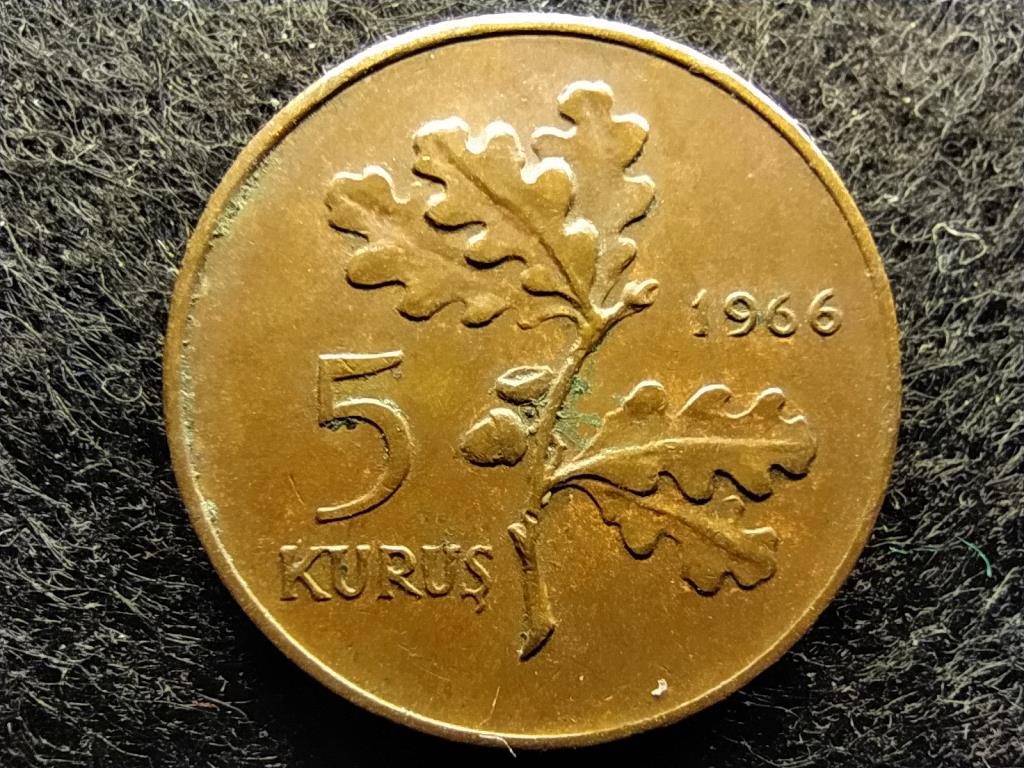 Törökország 5 kurus 1966