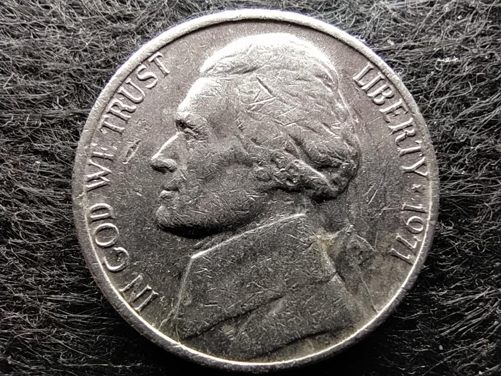 USA Jefferson nikkel 5 Cent 1971