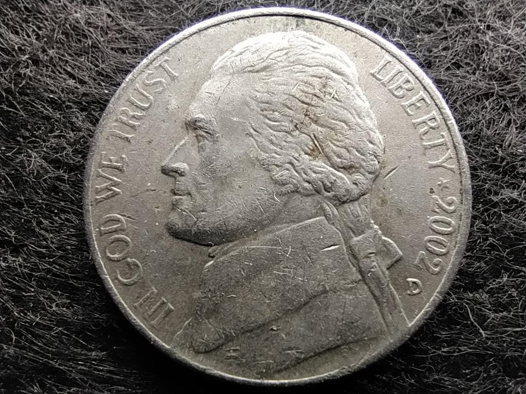 USA Jefferson nikkel 5 Cent 2002 D