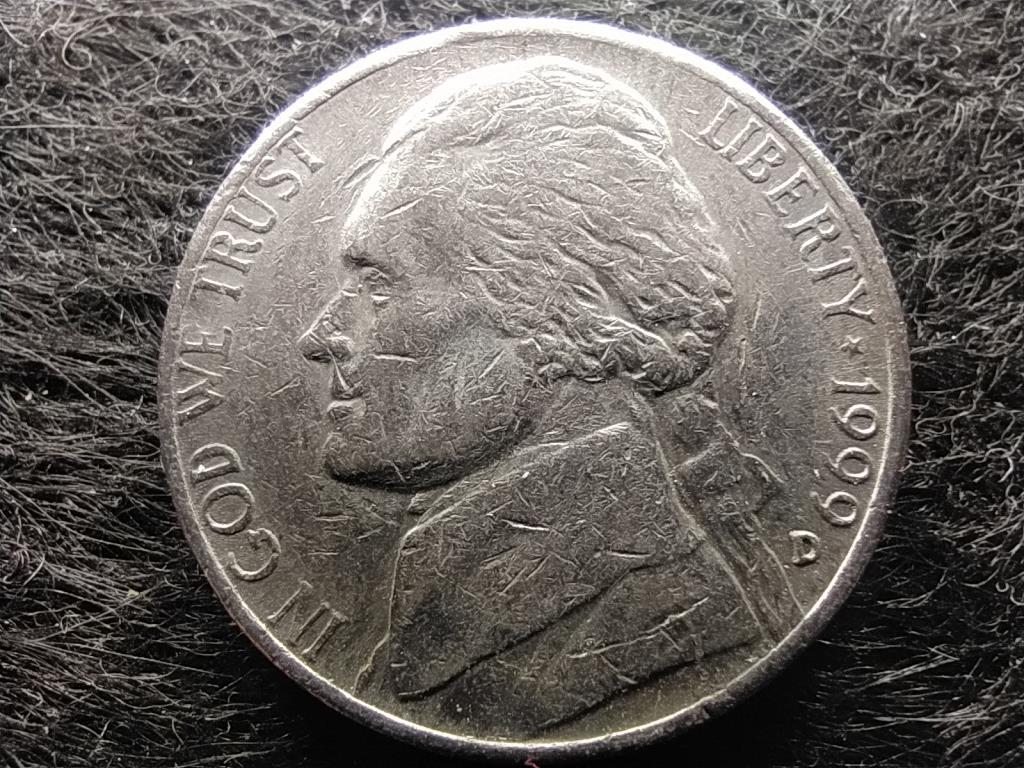 USA Jefferson nikkel 5 Cent 1999 D