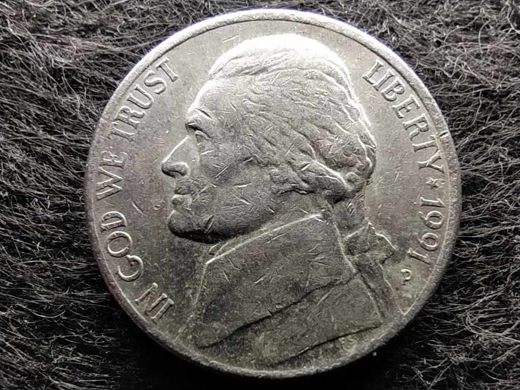 USA Jefferson nikkel 5 Cent 1991 P