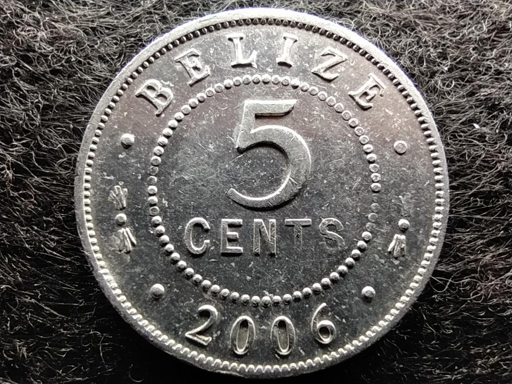 Belize II. Erzsébet (1952-2022) 5 Cent 2006