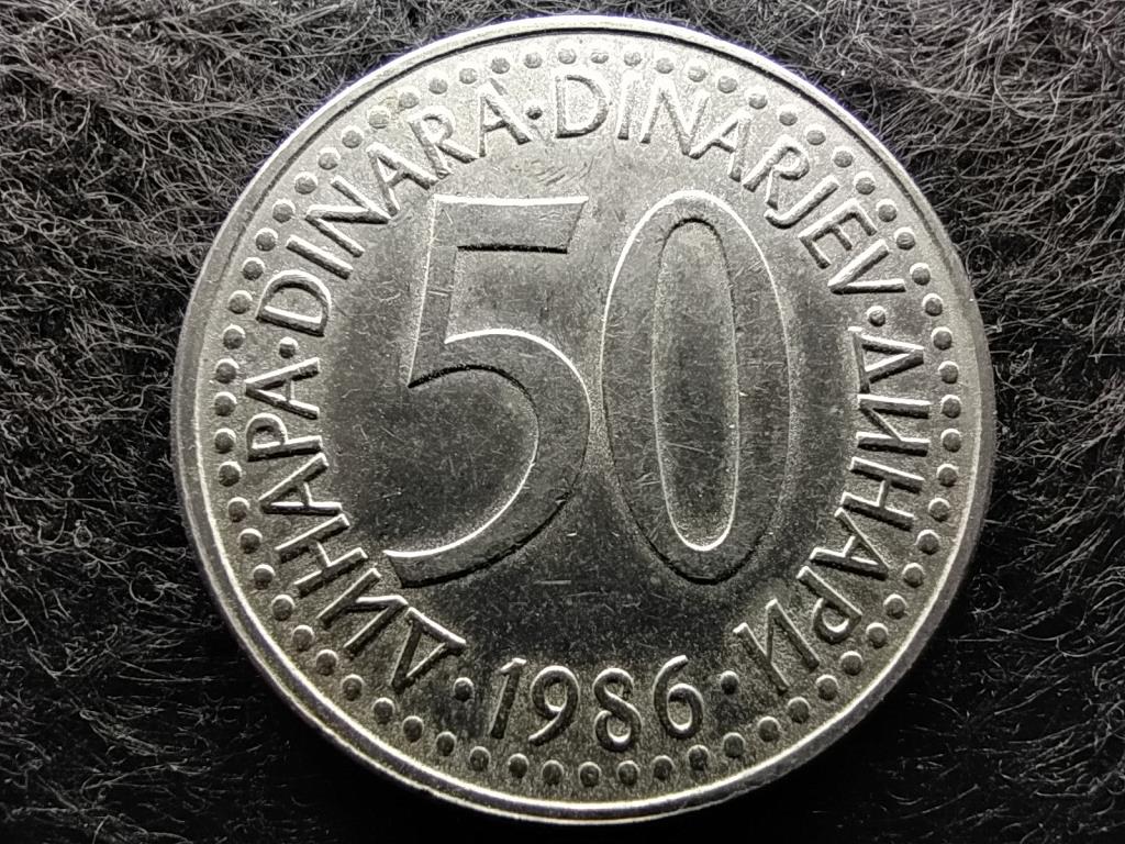 Jugoszlávia 50 Dínár 1986