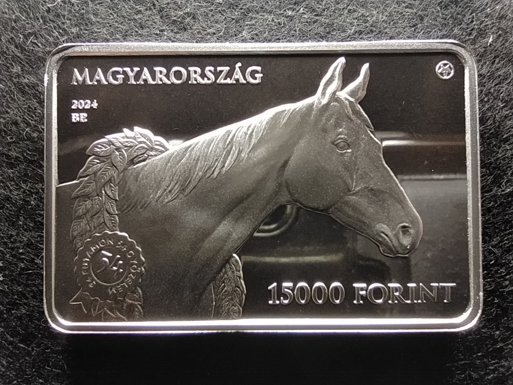 Magyarország Kincsem .925 Ezüst 15000 Forint 2024 BP PP