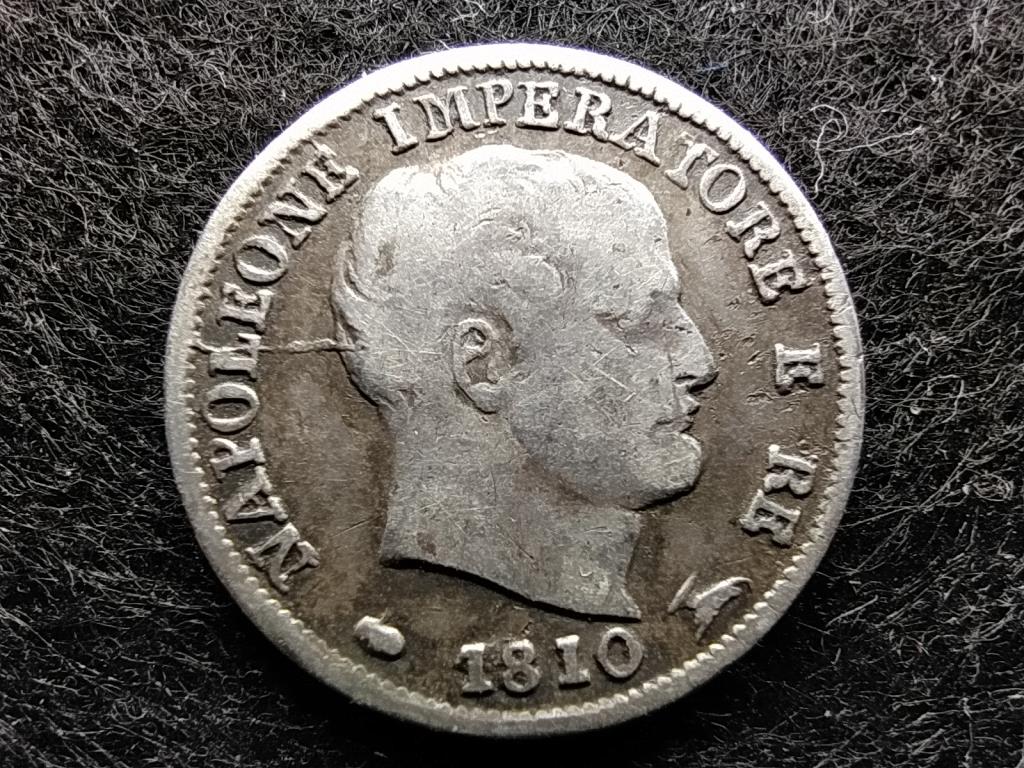 Olaszország I. Napóleon (1805-1814) .900 Ezüst 5 Soldo 1810 M