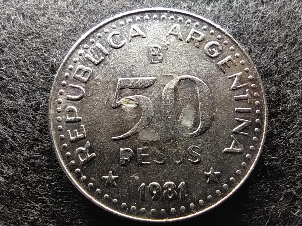 Argentína José de San Martin 50 Peso 1981
