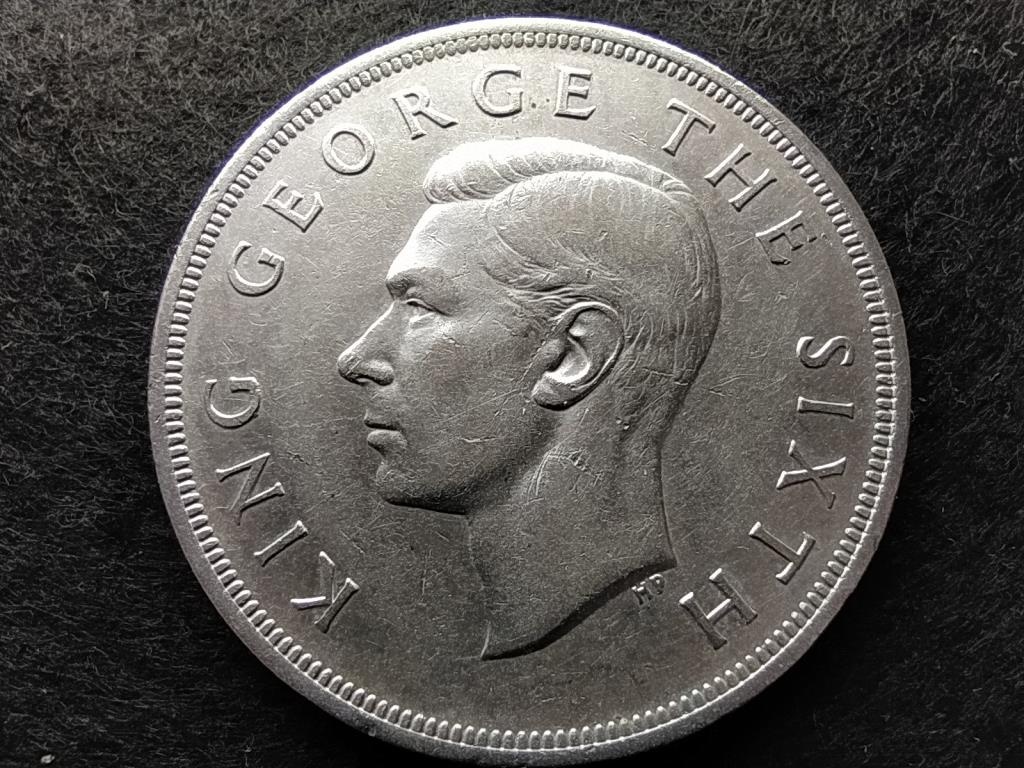 Új-Zéland Királyi körút .500 Ezüst 1 Korona 1949