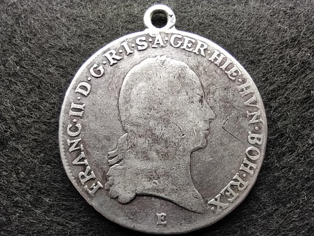Ausztria II. Ferenc (1792-1795) .873 Ezüst 1/2 Koronatallér 1797 E