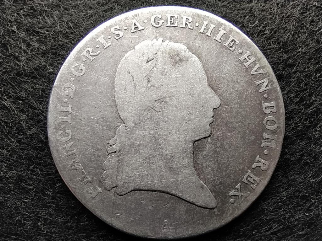 Ausztria II. Ferenc (1792-1795) .873 Ezüst 1/4 Koronatallér 1792 A
