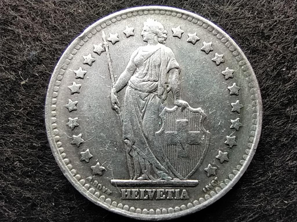 Svájc .835 ezüst 1 Frank 1945 B