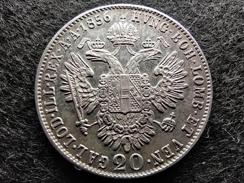 Ausztria Ferenc József .900 ezüst 20 Krajcár 1856 B