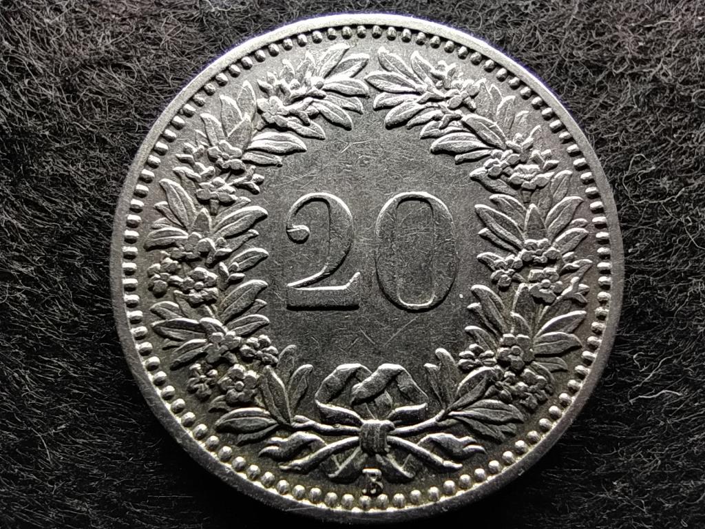 Svájc 20 Rappen 1902 B