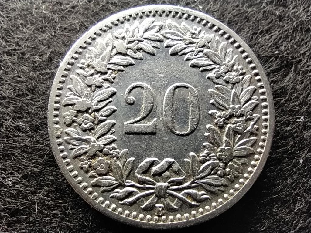 Svájc 20 Rappen 1907 B