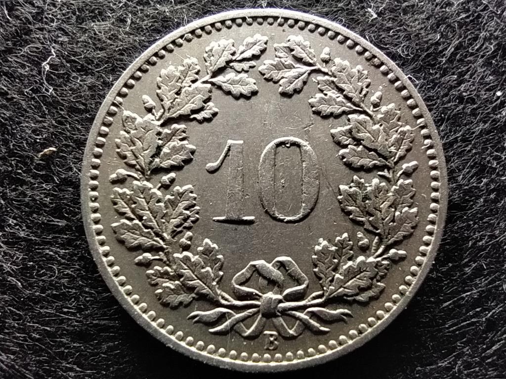 Svájc 10 Rappen 1884 B