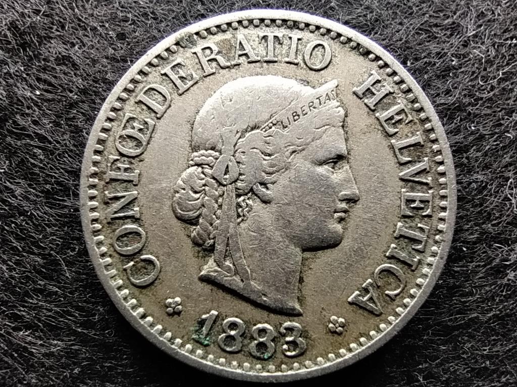 Svájc 10 Rappen 1883 B