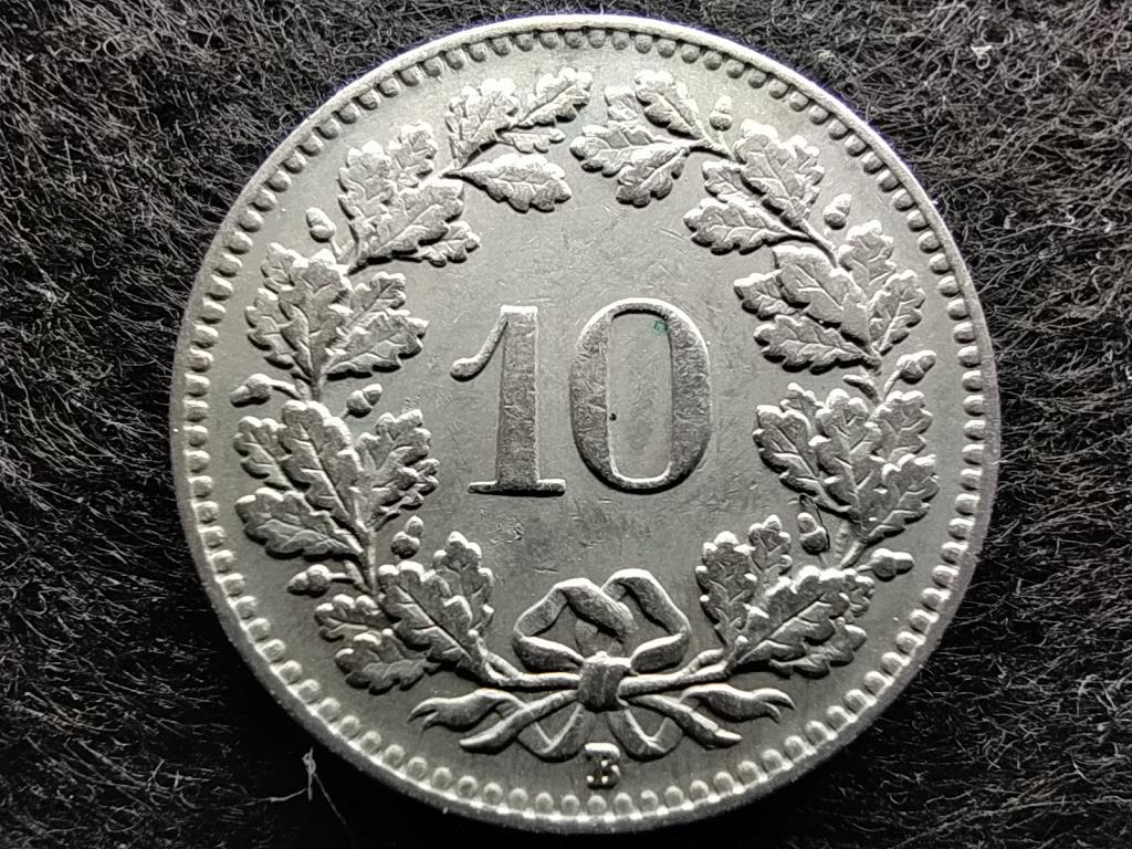 Svájc 10 Rappen 1952 B