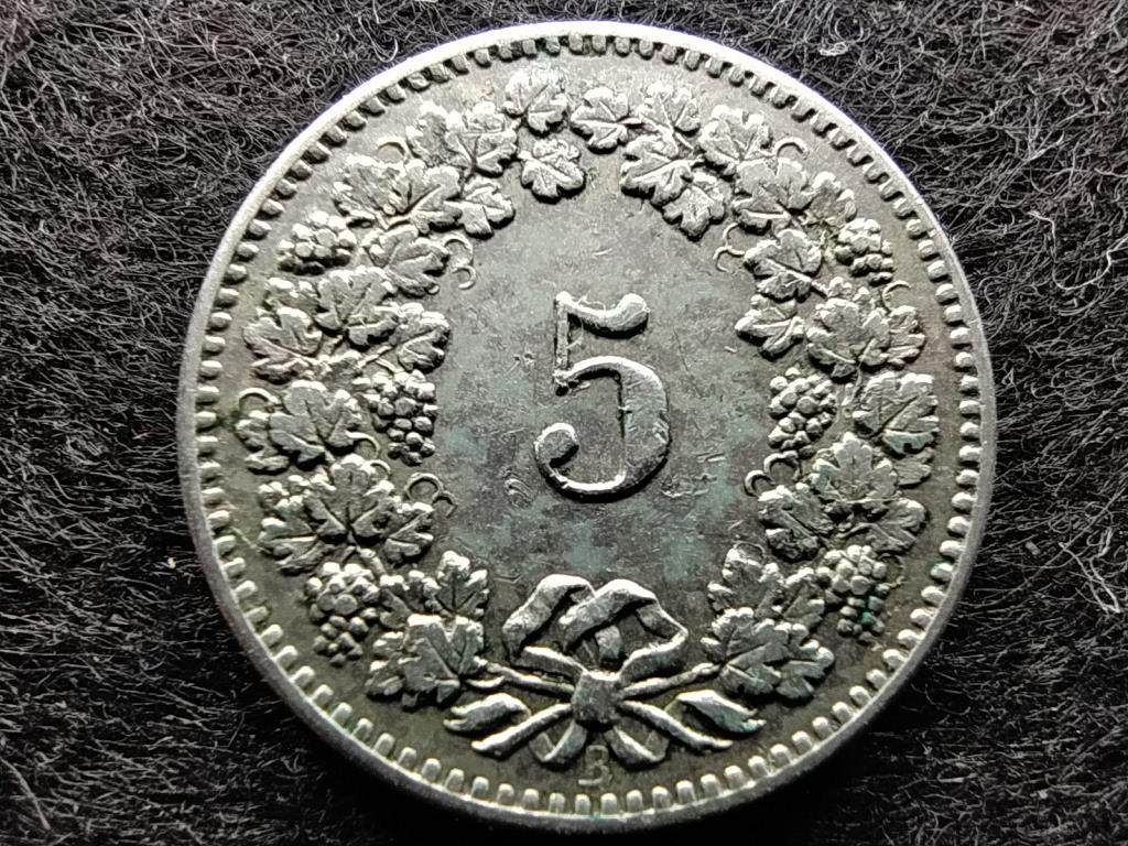 Svájc 5 Rappen 1894 B