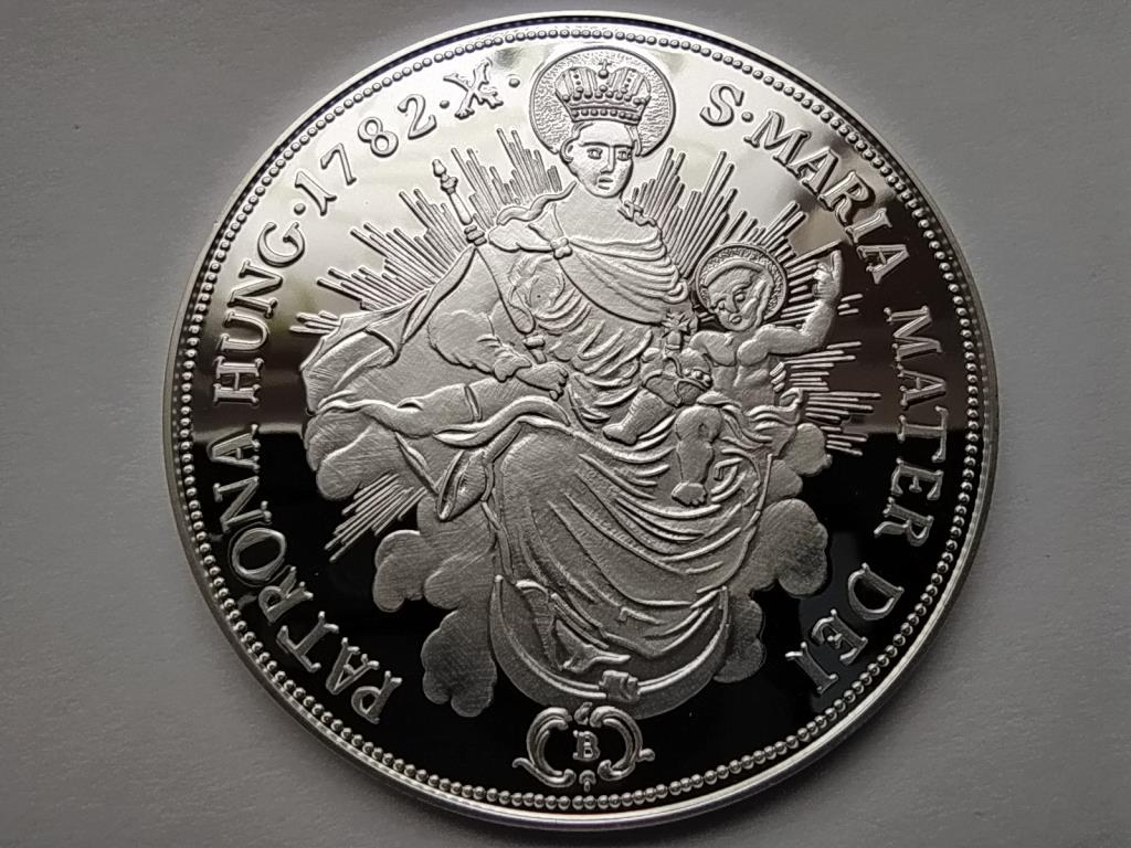 Magyar tallérok utánveretben II. József tallérja 1782 .999 ezüst PP