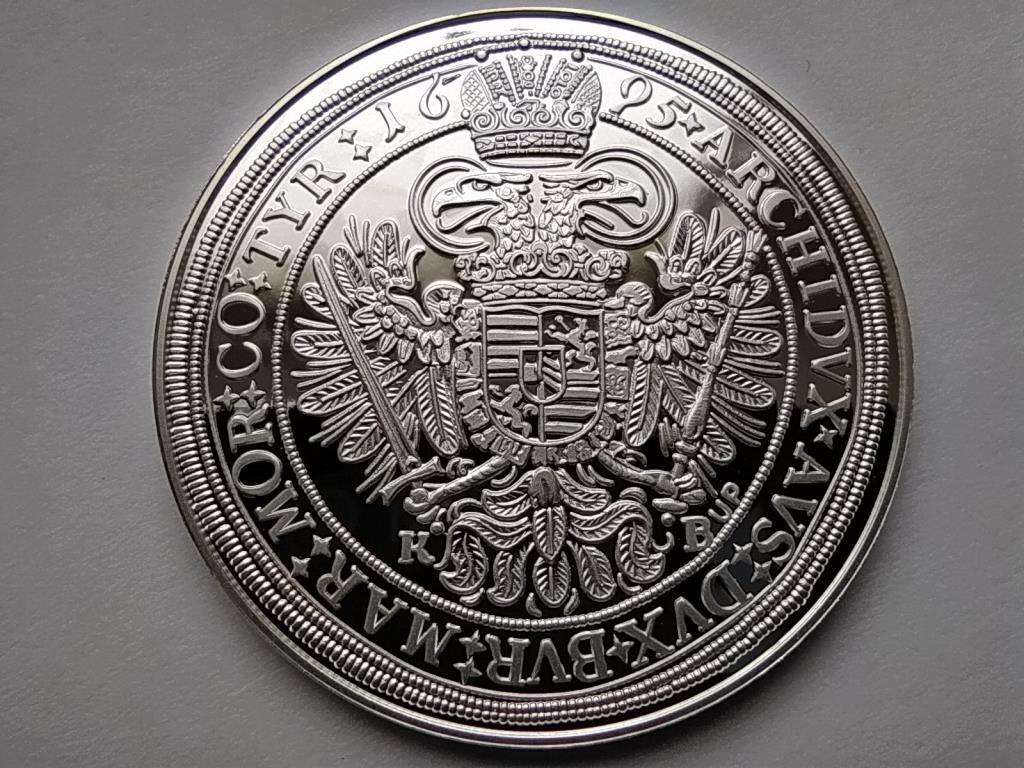 Magyar tallérok utánveretben I. Lipót 1695 .999 ezüst PP