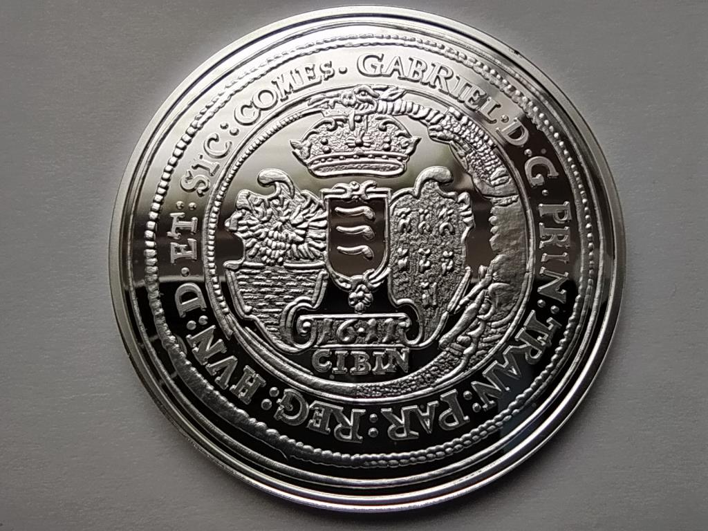 Magyar tallérok utánveretben Báthory Gábor tallérja 1611 .999 ezüst PP