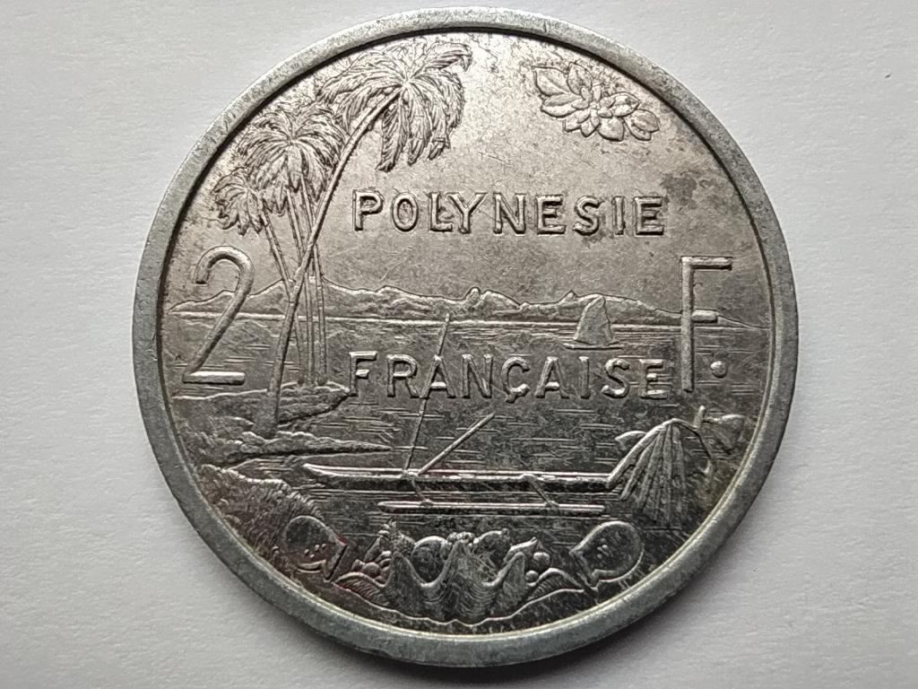 Francia Polinézia 2 frank 1990