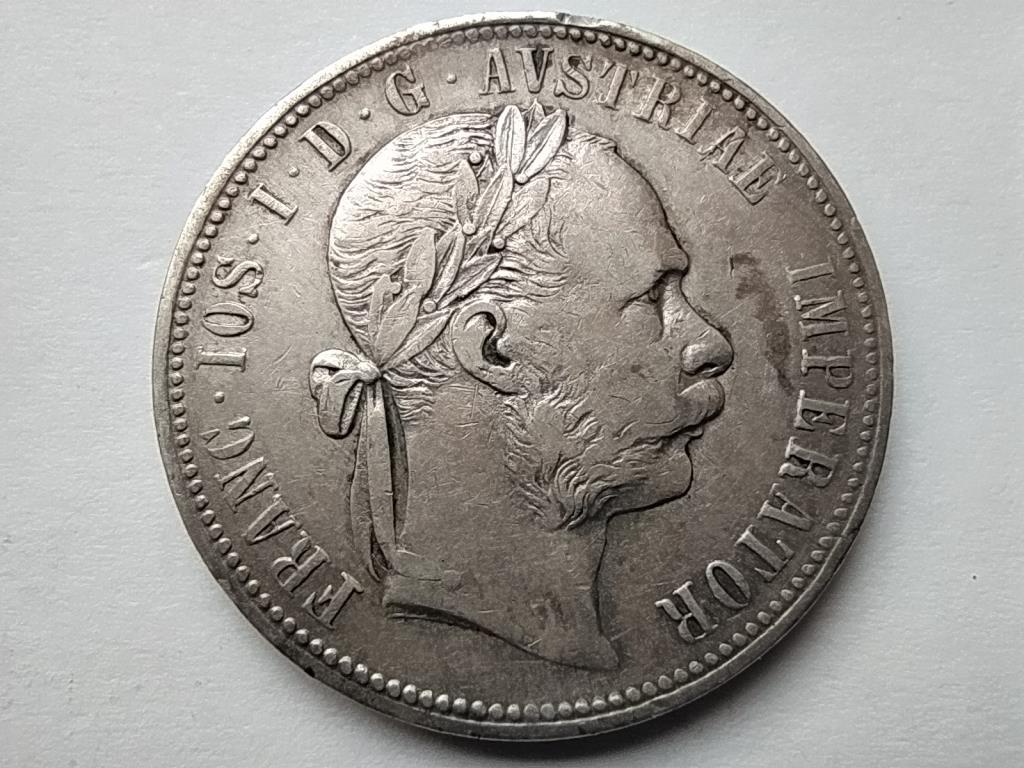 Ausztria Ferenc József .900 ezüst 1 Florin 1886