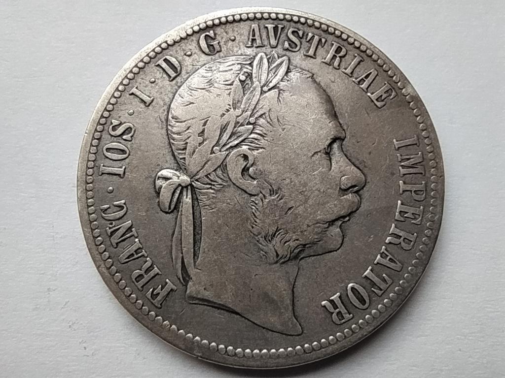 Ausztria Ferenc József .900 ezüst 1 Florin 1887