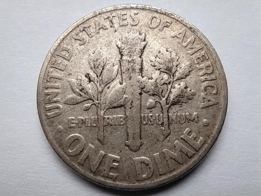 USA Roosevelt .900 ezüst 1 dime 1960
