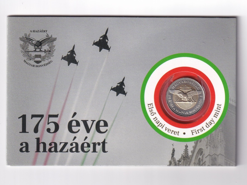 Magyarország 175 éves a Magyar Honvédség 100 Forint 2023 BP