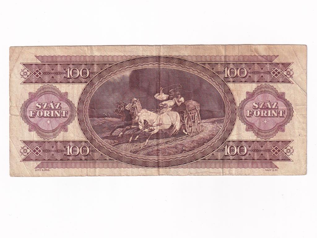 Harmadik Köztársaság (1989-napjainkig) 100 Forint bankjegy 1992