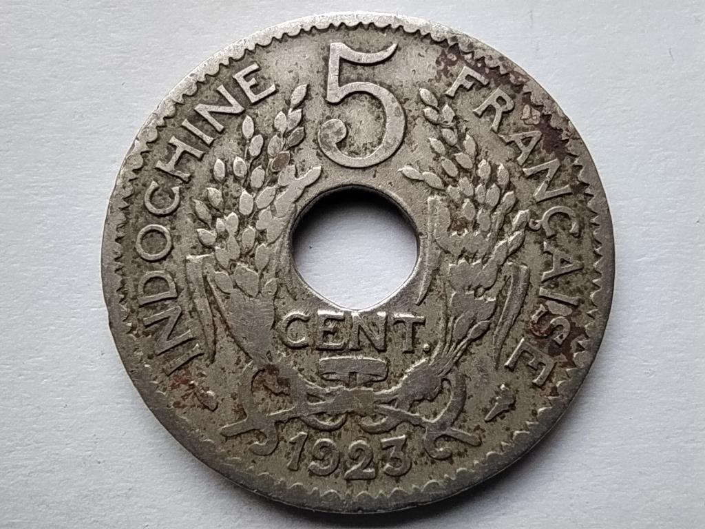 Franciaország Indokína 5 Centimes 1923