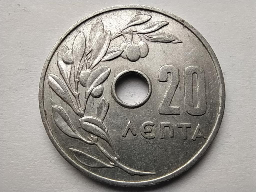 Görögország II. Konstantin (1964-1973) 20 Lepta 1966